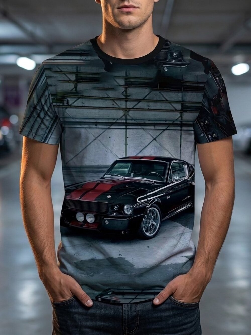 Mustang Muscle Graphic Tee • Performance Car Culture Shirt • Unisex Streetwear